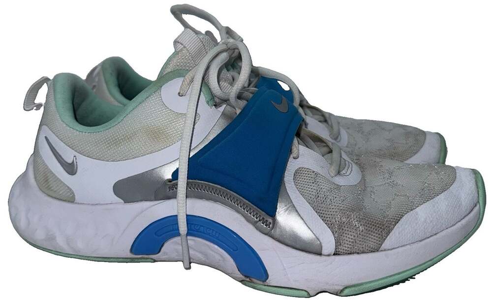 Nike Renew In-Season TR 12 Women’s 9.5 White Blue Training DD9301-100